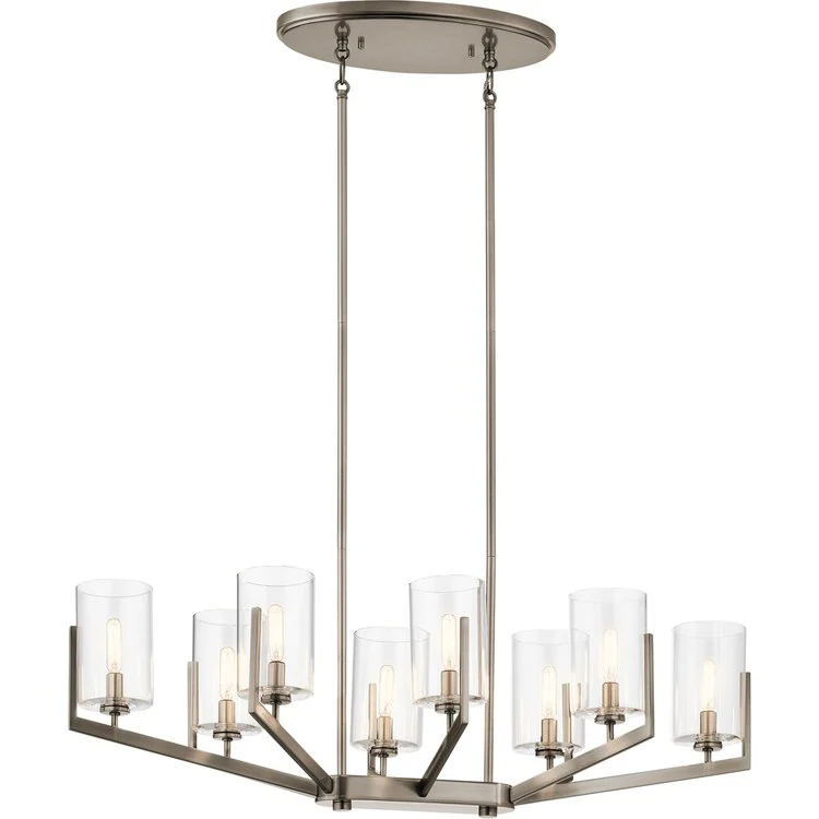 Nye Oval Eight-Light Chandelier - Frankwebs