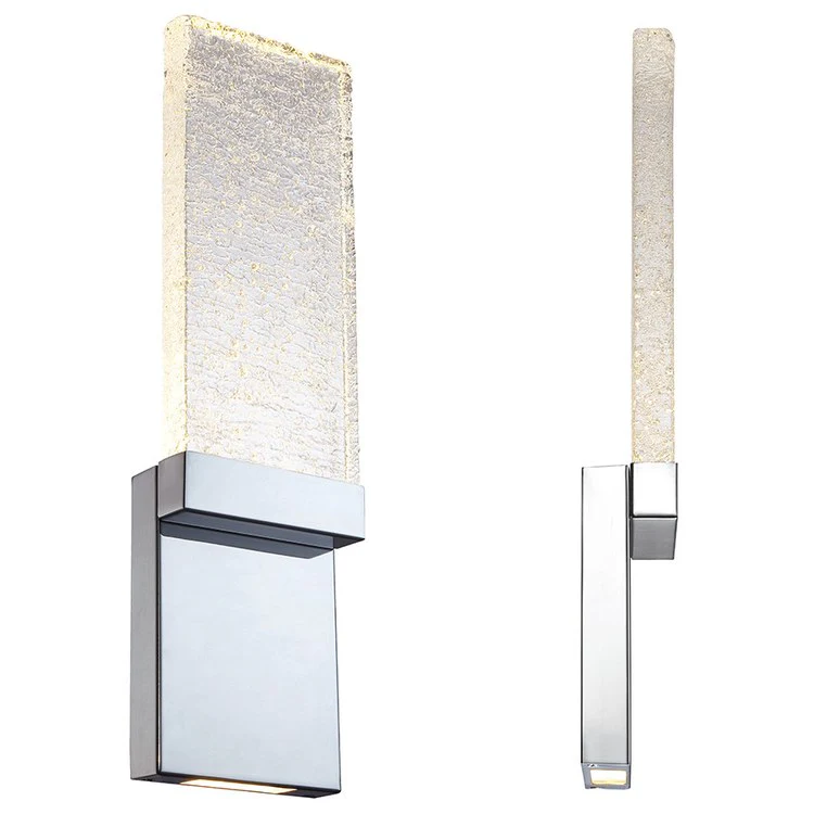 Glacier Single-Light LED Wall Sconce 3000K - Frankwebs