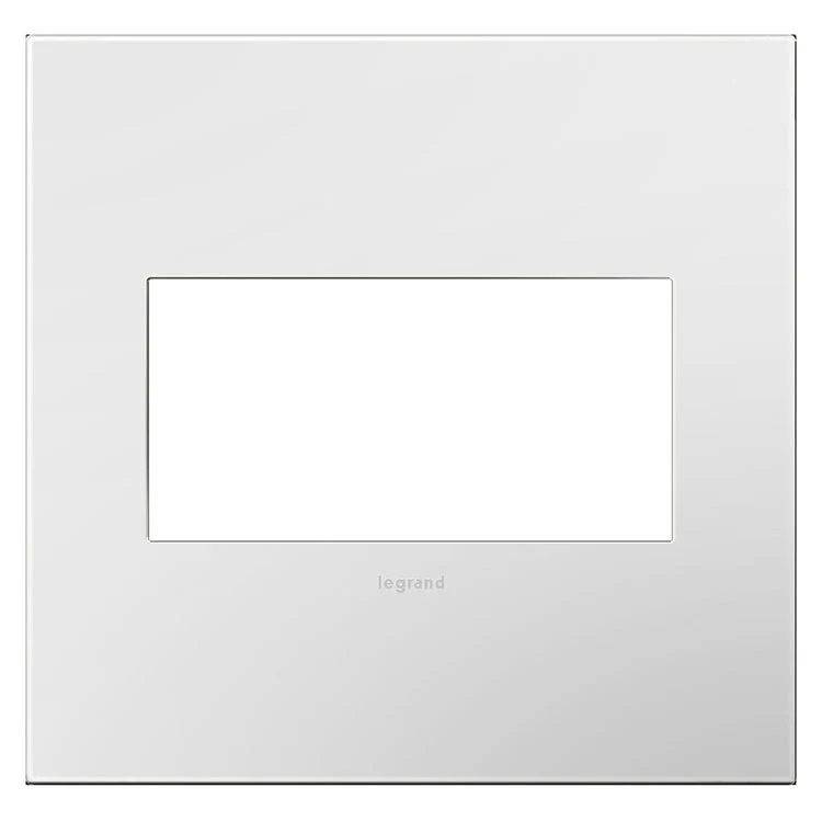 Wall Plate adorne 2 Gang Gloss White 5.29 x 5.13 Inch for adorne Switches/Dimmers and Outlets - Frankwebs
