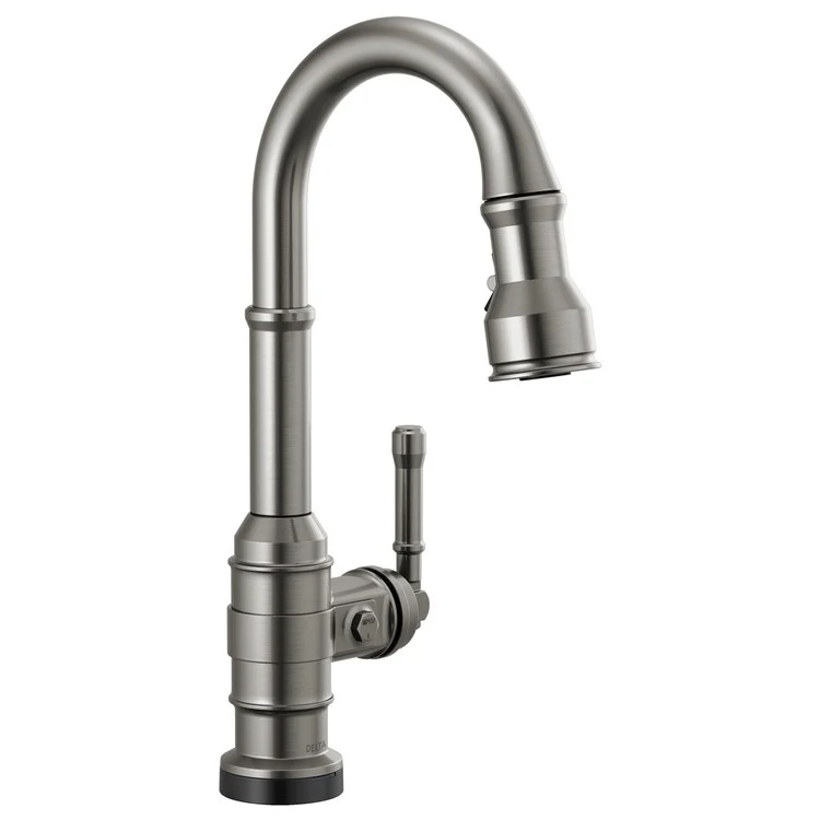Bar Faucet Broderick Prep 1 Lever ADA CALGreen Arctic Stainless Touch2O with Touchless/MagnaTite Docking/VoiceIQ Compatible 1.8 Gallons per Minute - Frankwebs