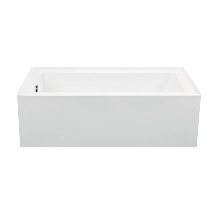 Soaking Tub Cameron 2 60 x 30 Inch Integral Skirted Left Hand White Acrylic CXL 55 Gallons 20 Inch - Frankwebs