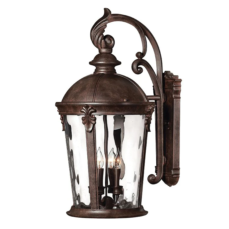Windsor Four-Light Medium Wall-Mount Lantern - Frankwebs