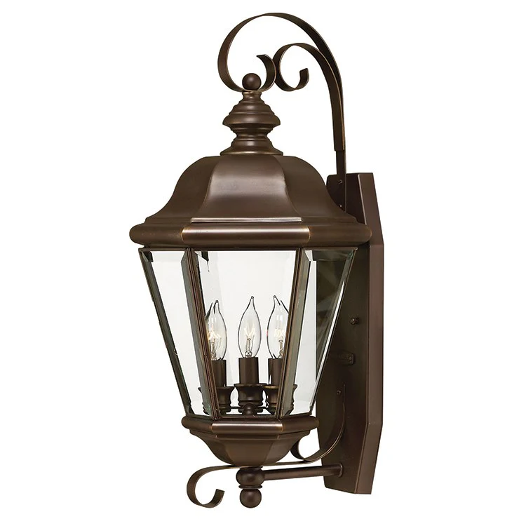 Clifton Park Three-Light Large Wall-Mount Lantern - Frankwebs