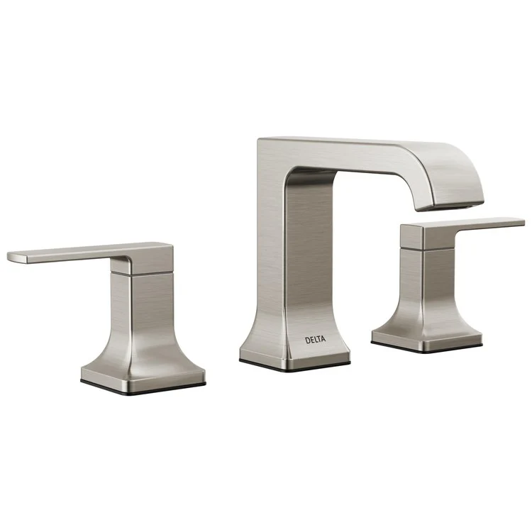 Lavatory Faucet Velum Widespread 4-16 Inch Spread 2 Lever ADA WaterSense Stainless 1.2 Gallons per Minute - Frankwebs