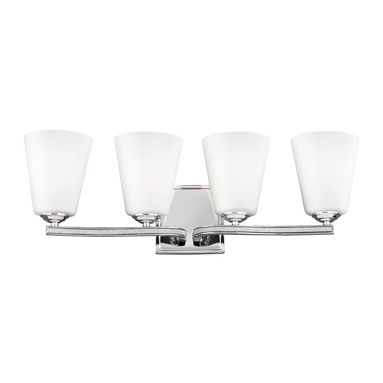 Pave Four-Light Bathroom Vanity Fixture - Frankwebs