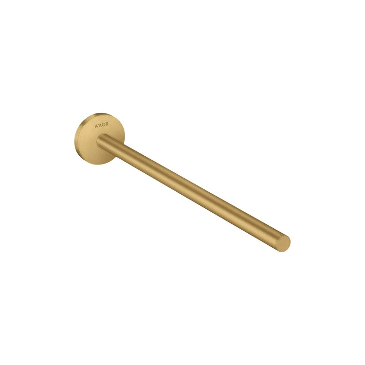 Towel Bar Universal Circular 14 Inch Single Brushed Gold Optic Metal - Frankwebs
