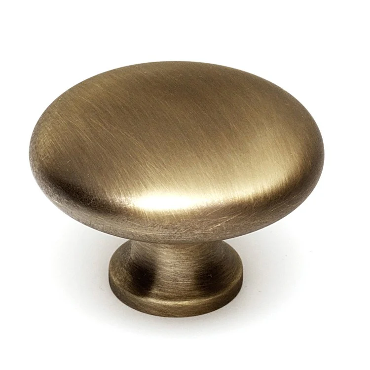 Knob I Collection Round Chocolate Bronze Brass 1-1/2 Inch 1 Inch 11/16 Inch - Frankwebs