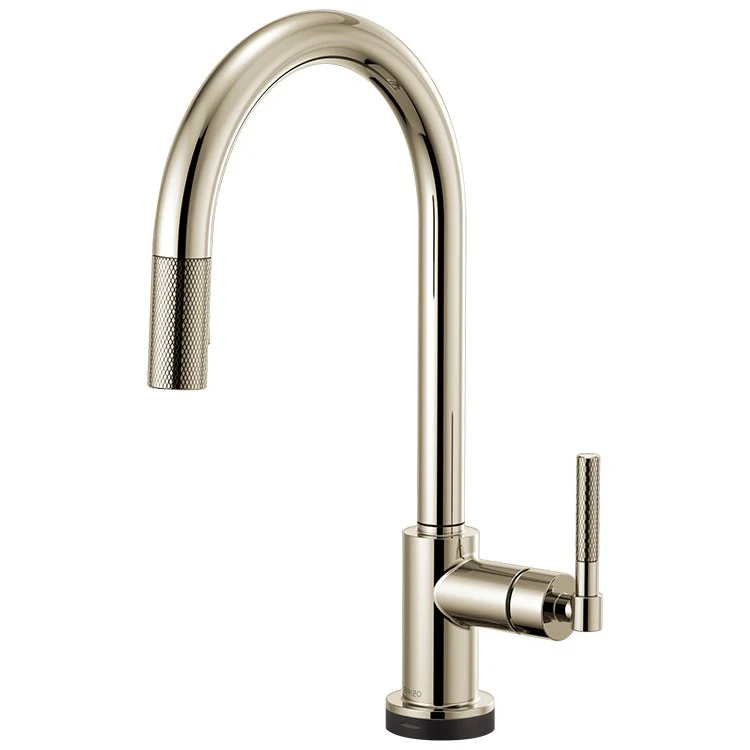 Litze Single Handle SmartTouch Pull Down Faucet with High-Arc Spout/Knurled Handle - Frankwebs