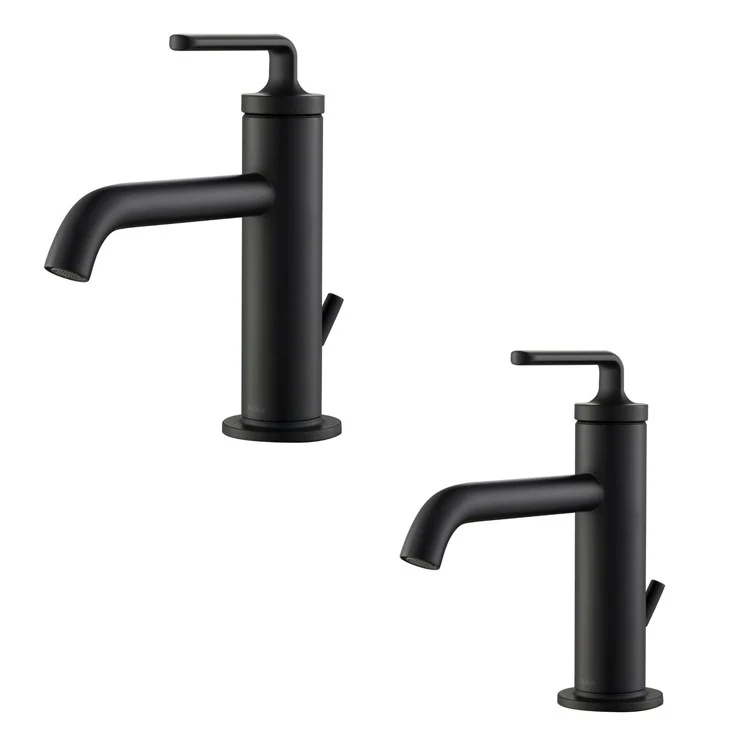 Ramus Single Handle Bathroom Sink Faucets with Lift Rod Drain 2-Pack - Frankwebs