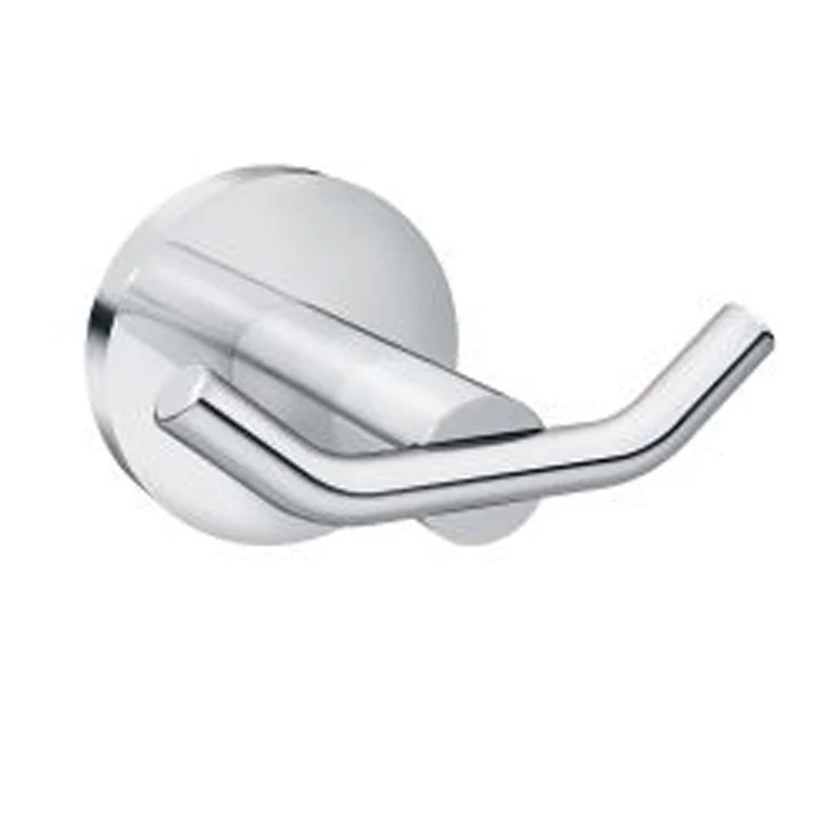 Robe Hook Arlys Double Chrome 2-1/8 Inch 2-7/8 Inch Concealed Screw Zinc - Frankwebs