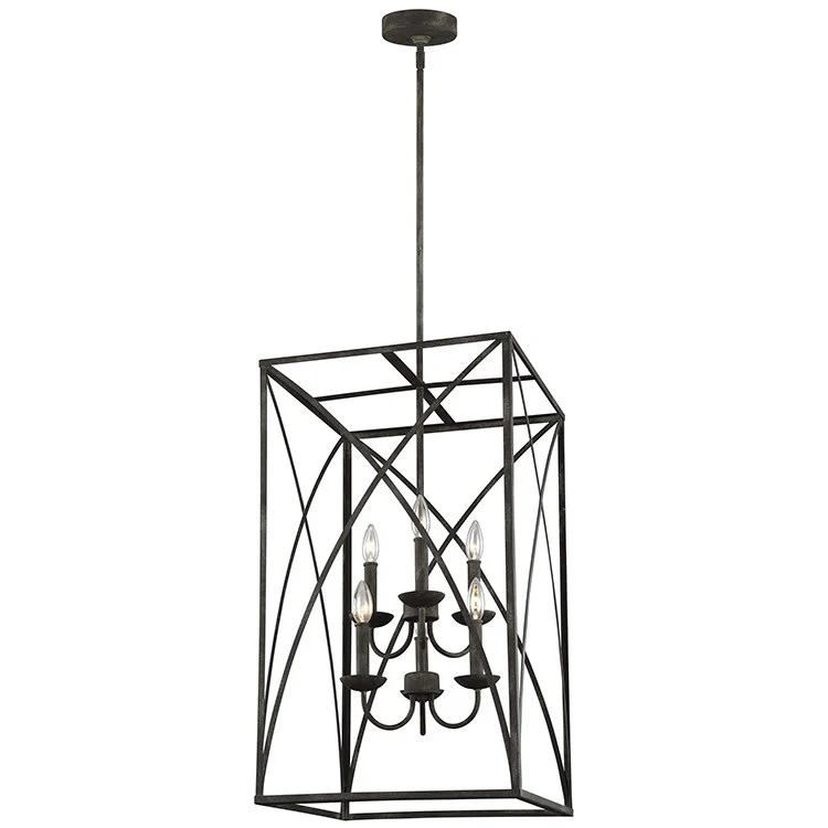 Greenbrier Six-Light Foyer Chandelier - Frankwebs
