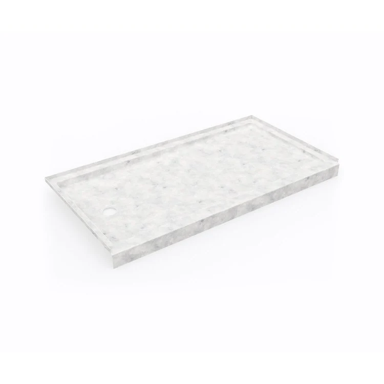 Shower Base Swanstone Alcove Retrofit Rectangular Cloud White 32 x 60 Inch Swanstone Right Drain - Frankwebs