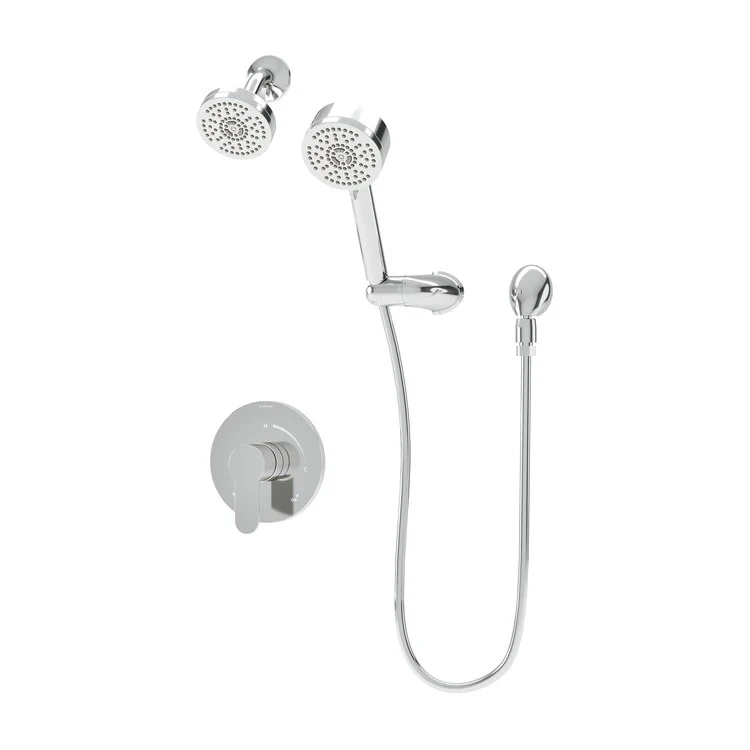 Shower Trim Identity for Test Cap 1 Lever Polished Chrome WaterSense ADA 2.0 Gallons per Minute Round Single Function for S162 Series Temptrol Valve - Frankwebs