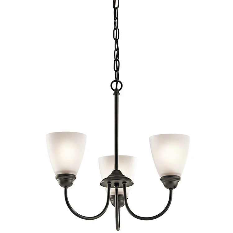 Jolie Three-Light Mini Chandelier - Frankwebs