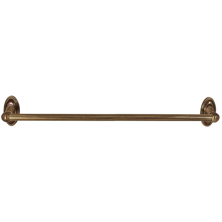 Towel Bar Classic Traditional Bath 18 Inch Polished Antique Brass 3-1/4 Inch - Frankwebs