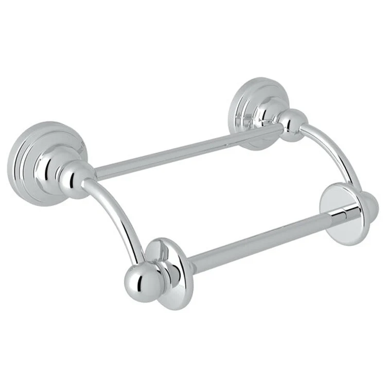 Toilet Paper Holder Edwardian Swing/Lift Arm Polished Nickel Brass 6.25 Inch 4 Inch Wall Mount - Frankwebs