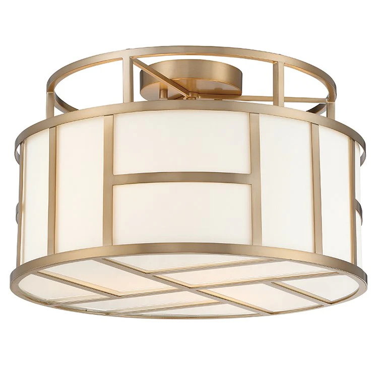 Danielson Three-Light Semi-Flush Mount Ceiling Fixture - Frankwebs
