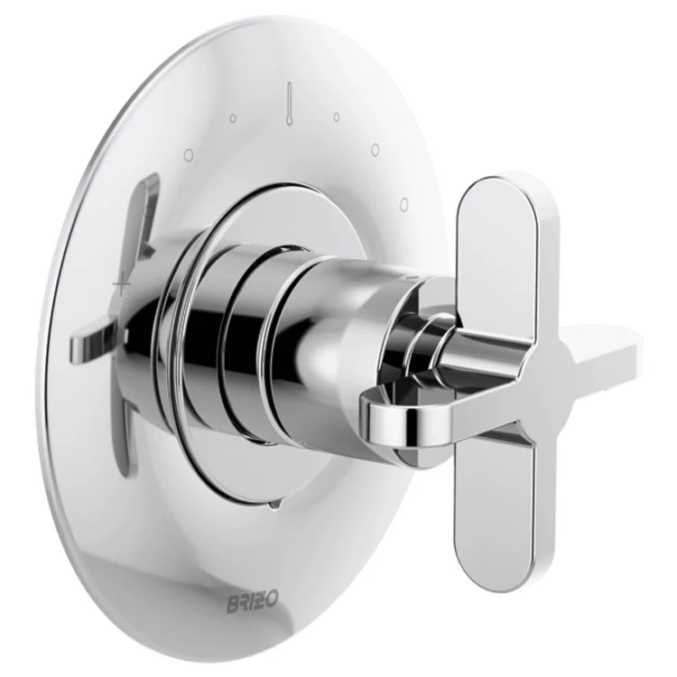 Thermostatic Trim Odin Sensori Valve 1 Less Handle Chrome ADA for Requires R6600-WS Valve Rough Escutcheon and RP72604 Extension Kit Brass - Frankwebs