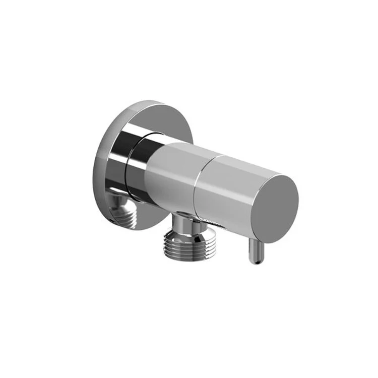 Handshower Elbow Outlet with Shut-Off Valve 2-3/4 Inch Chrome 1/2 Inch - Frankwebs