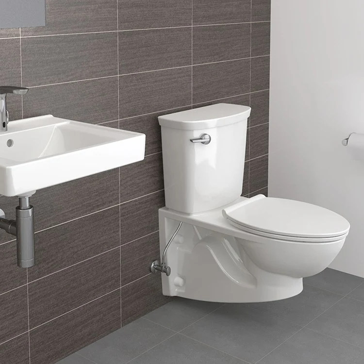 Glenwall VorMax Two-Piece Back Outlet Elongated Wall-Hung Toilet without Seat - Frankwebs