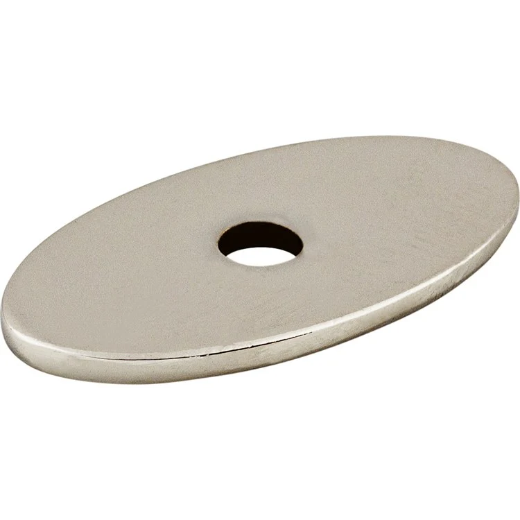 Backplate Sanctuary Oval 1-1/4 Inch Polished Nickel Steel TK58PN - Frankwebs