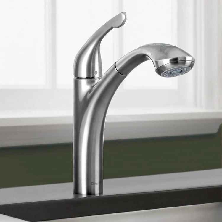 Allegro E Single Handle Pull Out Kitchen Faucet - Frankwebs
