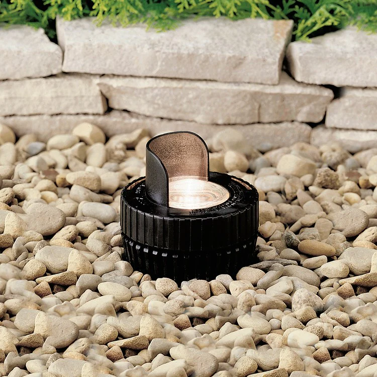 Single-Light 12-Volt MR16 Mini In-Ground Well Light with Glare Shield - Frankwebs
