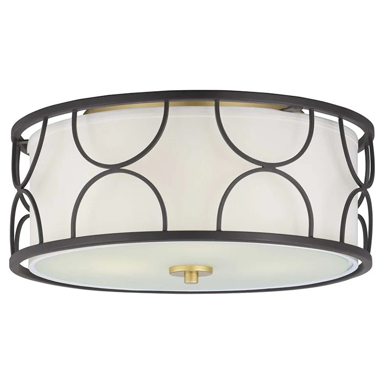 Landree Three-Light Flush Mount Ceiling Fixture - Frankwebs