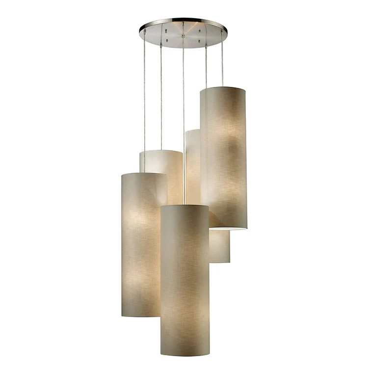 Fabric Cylinder Twenty-Light Pendant - Frankwebs