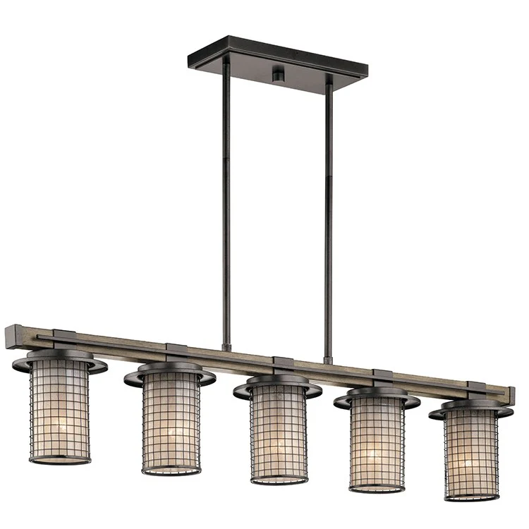 Ahrendale Five-Light Linear Chandelier - Frankwebs