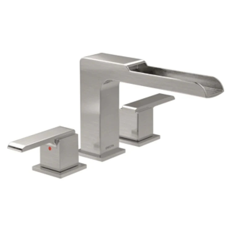 Ara Two Handle 3-Hole Roman Tub Faucet with Channel Spout - Frankwebs