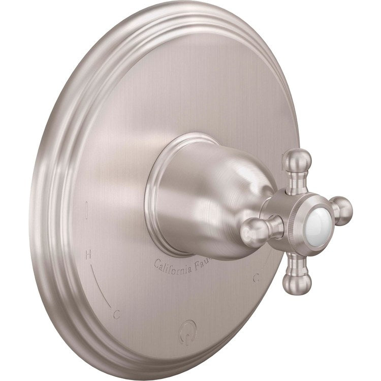 Pressure Balance Valve Trim Monterey Dual 1 Cross Black Nickel - Frankwebs