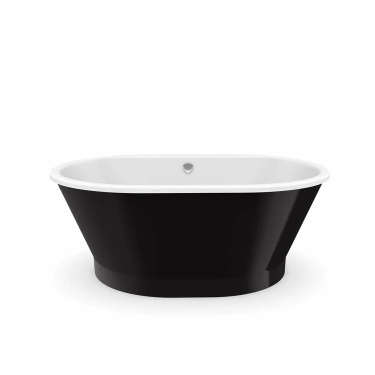 Freestanding Tub Brioso 66 x 36 Inch Center White Oval - Frankwebs