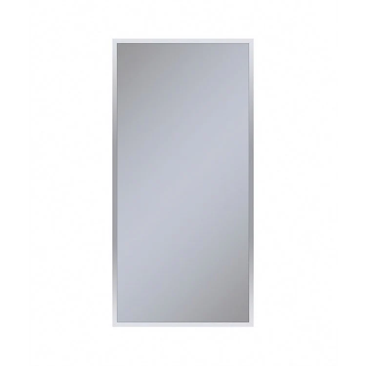 Medicine Cabinet Profiles 24W x 48H x 4D Inch 1 Doors Mirror Polished Nickel Flat Top Left Hand Side Electric - Frankwebs