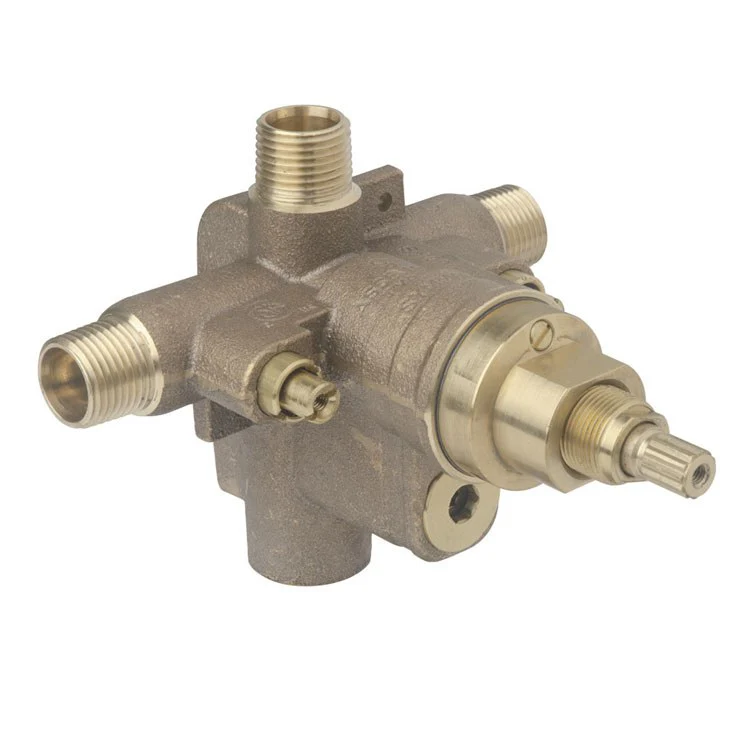 Temptrol Pressure Balance Shower Mixing Valve with VersaFlex Integral Diverter and EasyService Stops - Frankwebs