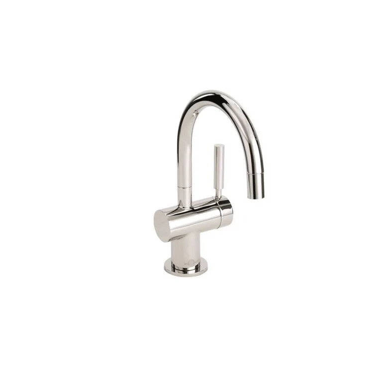 Hot Water Dispenser Indulge Modern Instant Faucet 1 Lever 1 Hole Polished Nickel Swivel - Frankwebs