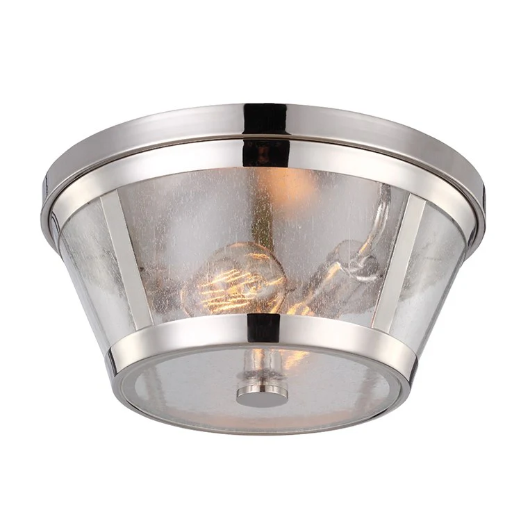 Harrow Two-Light Flush Mount Ceiling Fixture - Frankwebs