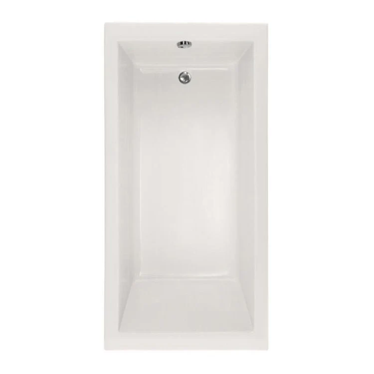 Combination Tub Designer Collection Lacey 60 x 32 x 17 Inch Drop-In Shallow Depth End Drain Biscuit ADA Rectangle - Frankwebs