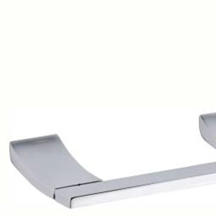 Toilet Paper Holder Cinu 2 Post Pivoting Roller Polished Chrome Brass 4-7/8 Inch 3-1/2 Inch Wall Mount - Frankwebs