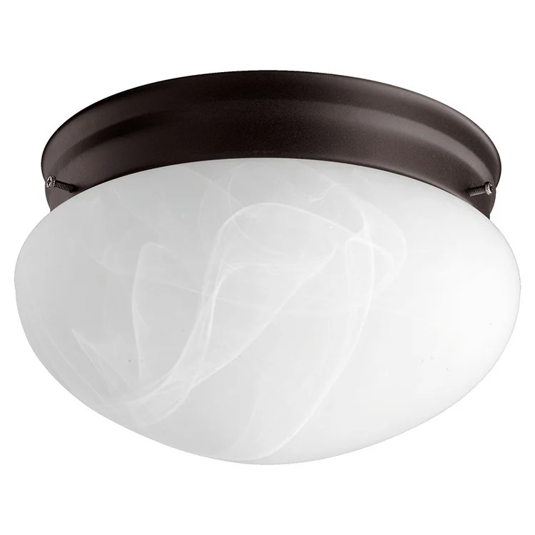 Signature Two-Light Large Mushroom Flush Mount Ceiling Fixture - Frankwebs