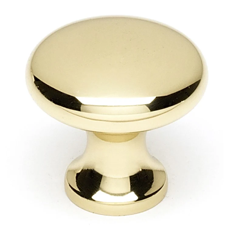 Knob I Collection Round Satin Nickel Brass 1 Inch 1 Inch 9/16 Inch - Frankwebs