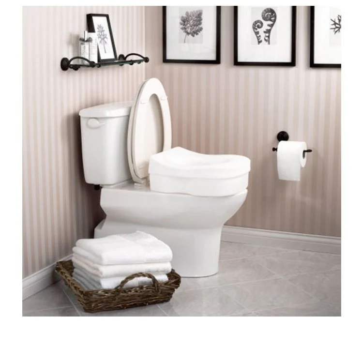 Home Care Glacier Elevated Round-Front Toilet Seat - Frankwebs