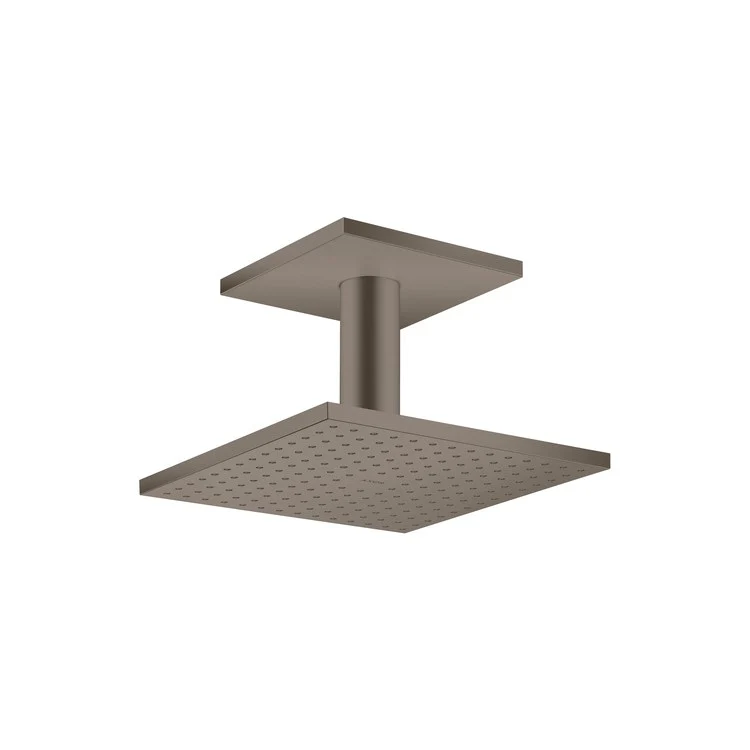 Showerhead ShowerSolutions 2 Function with Ceiling Connector & Green Diverter Polished Gold Optic 9-3/8 Inch 1.75 Gallons per Minute PowderRain Intense PowderRain - Frankwebs