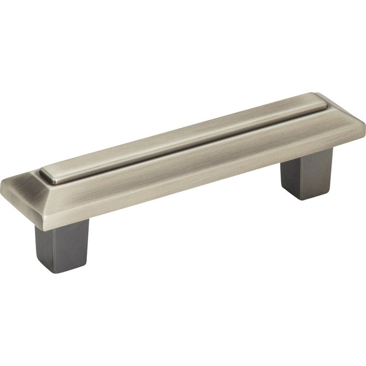 Drawer Pull Atlas Trocadero Pewter Zinc Alloy 3 Inch 4 x 1 Inch - Frankwebs