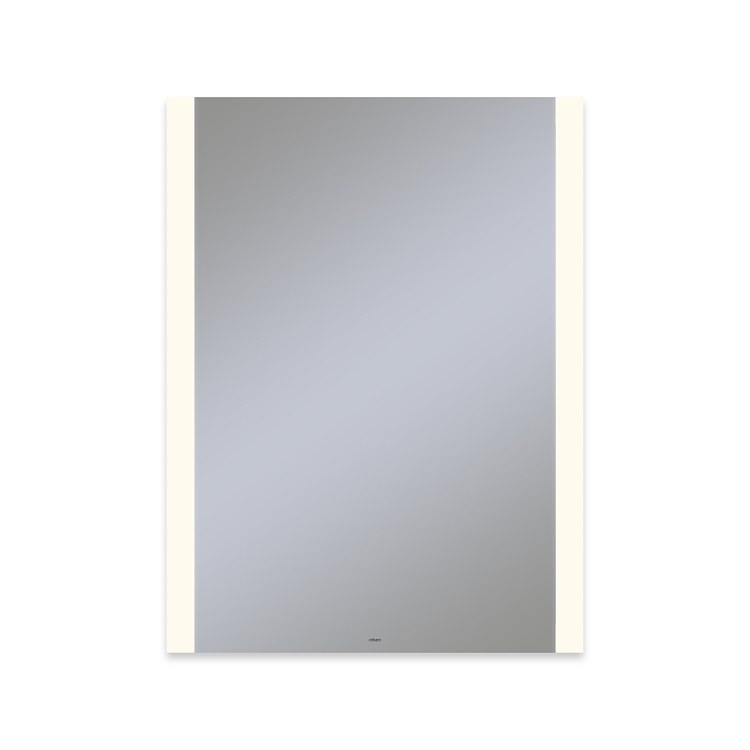 Bathroom Mirror Vitality Edge Lit Light Pattern Rectangular 30W x 40H Inch Wall Mount Defogger Included and Color Temperature 3000 Kelvin Warm White Light - Frankwebs