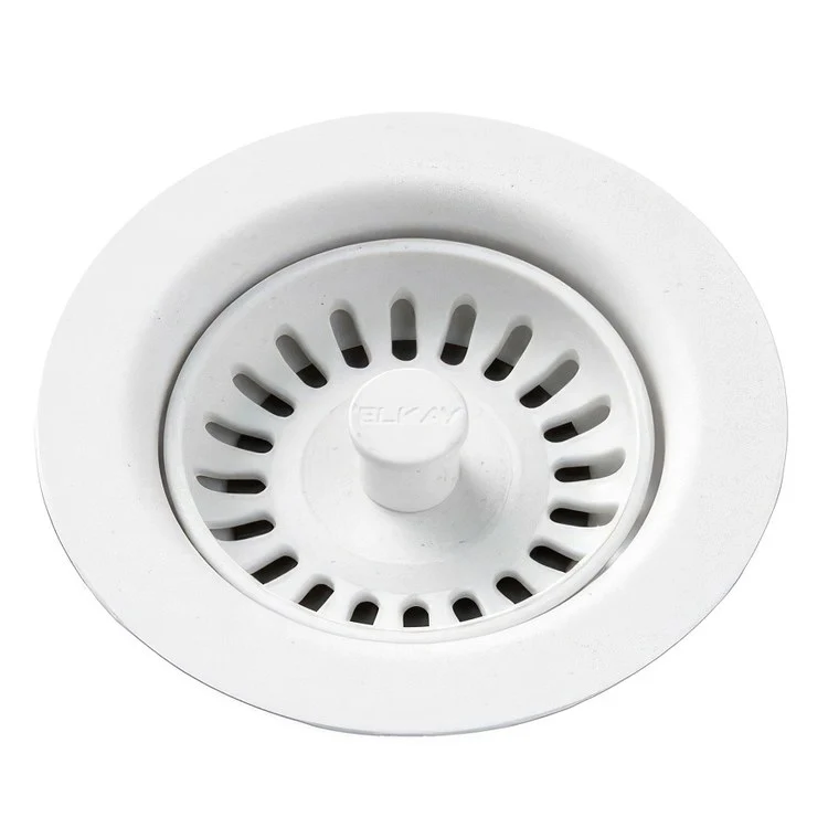 Drain Fitting with Removable Basket Strainer and Rubber Stopper 5 x 3 Inch Jubilee Polymer for Sinks with 3-1/2IN Drain Opening 4-1/2 Inch - Frankwebs