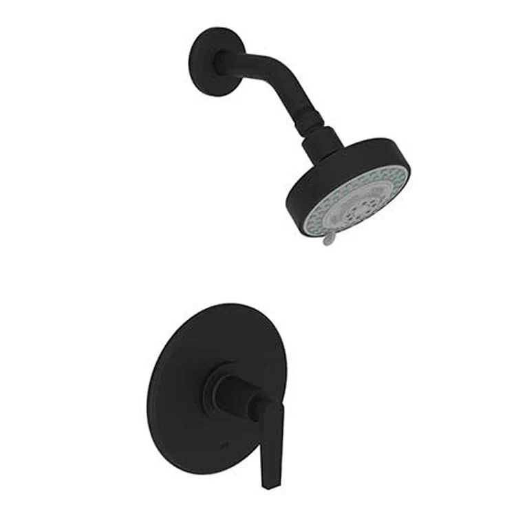 Shower Trim Dorrance Pressure Balanced 1 Lever Flat Black ADA 1.8 Gallons per Minute - Frankwebs