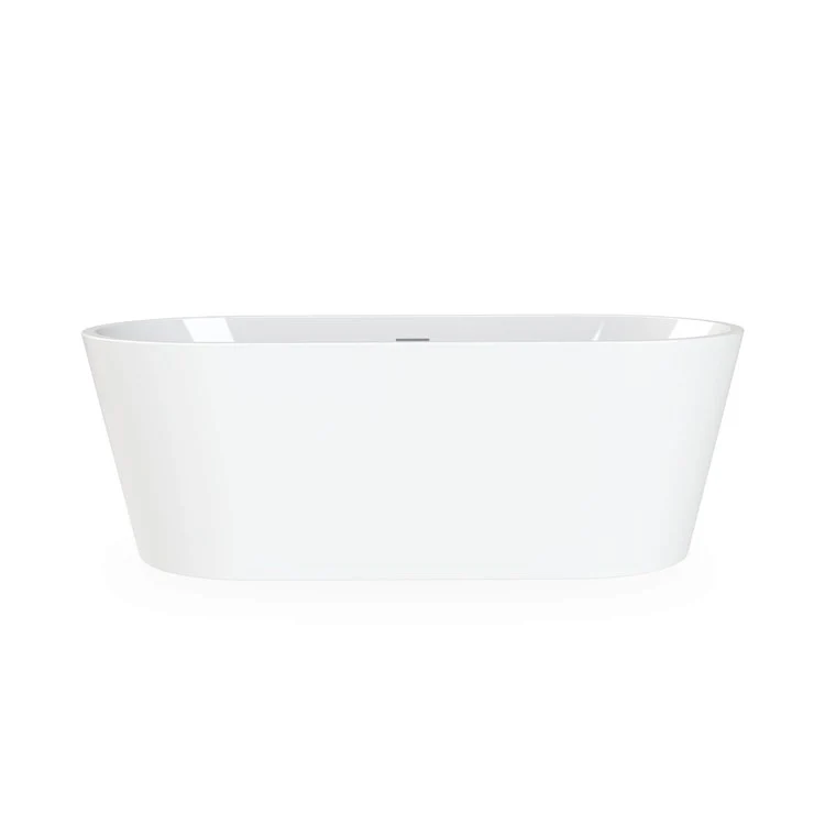 Tub Louie 66-7/8 x 31-1/4 x 23 Inch Freestanding Center White Acrylic - Frankwebs