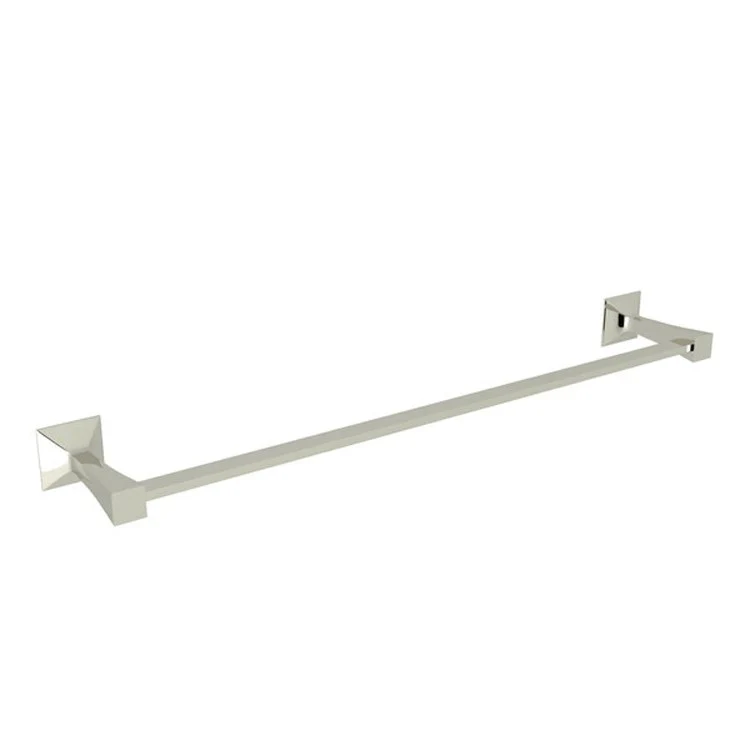 Towel Bar Vincent 18 Inch Single Satin Nickel Brass/Zinc 3-11/32 Inch - Frankwebs