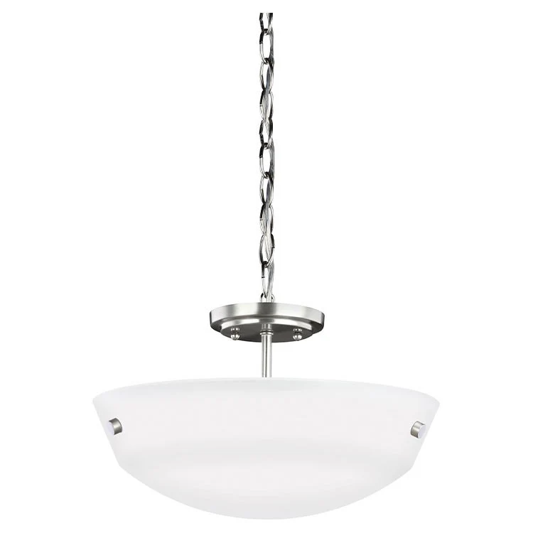Kerrville Two-Light Convertible Semi-Flush Mount Ceiling Fixture/Pendant - Frankwebs